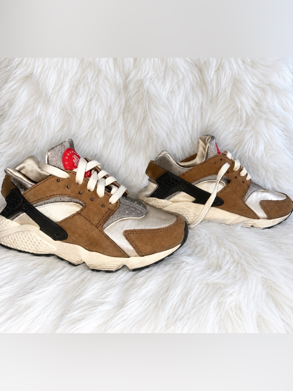 Nike Air Huarache Rattan Sail Brown Mens 5.5/Women’s 7 -  Sneakers